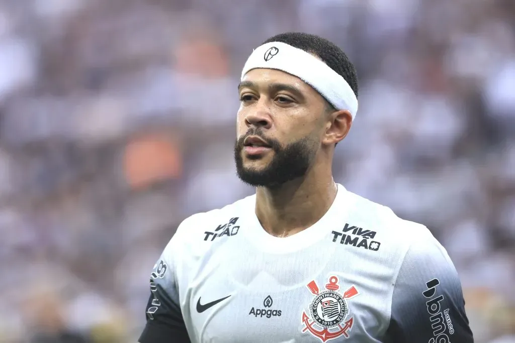 Memphis Depay, jogador do Corinthians. Foto: Marcello Zambrana/AGIF