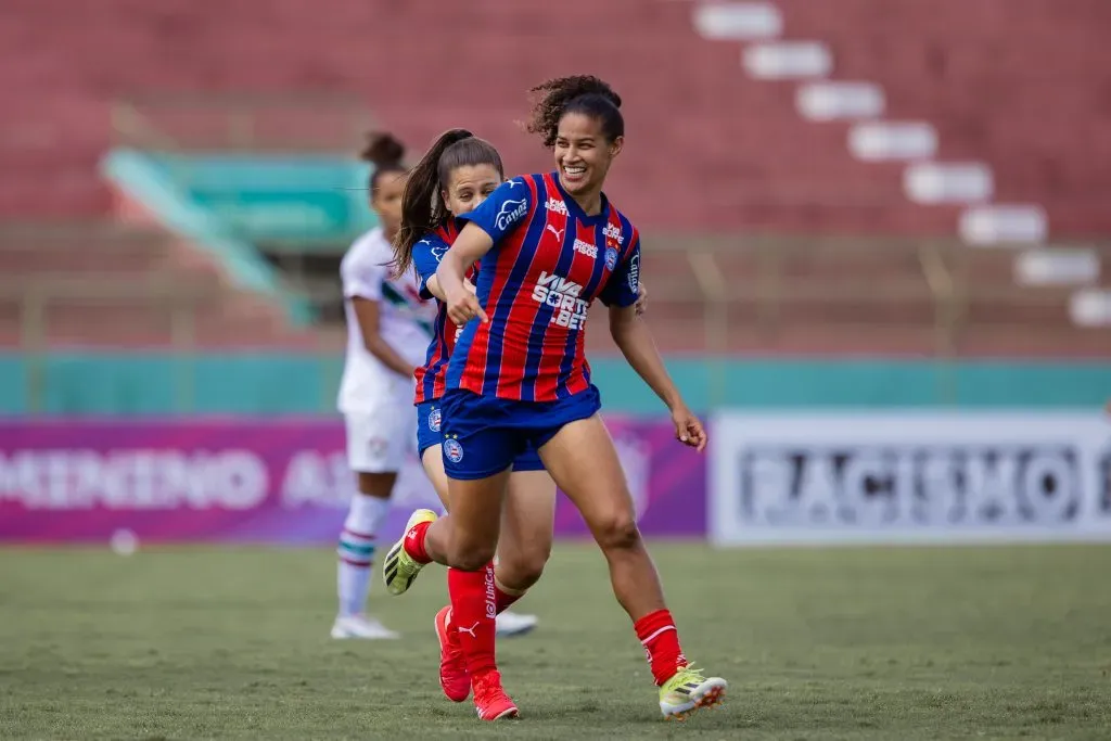 Cássia, atacante do Bahia (Reprodução/Leticia Martins/EC Bahia)