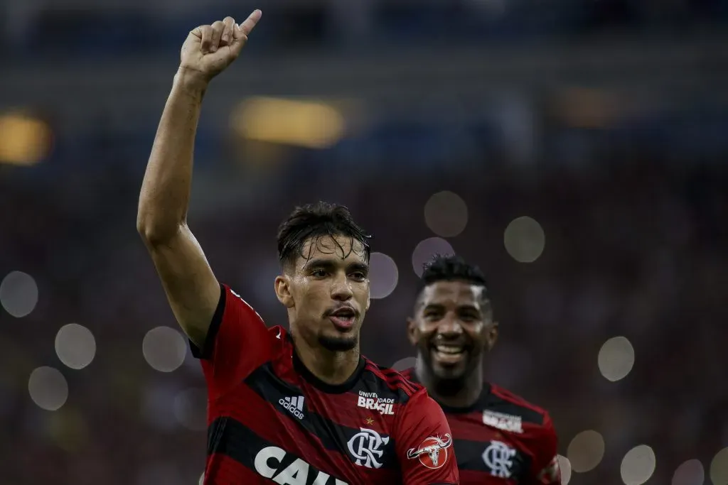 RJ – Rio de Janeiro – 06/05/2018 – Brasileiro A 2018, Flamengo x Internacional – O jogador Lucas Paqueta do Flamengo comemora seu gol durante partida contra o Internacional no estadio Maracana pelo campeonato Brasileiro A 2018. Foto: Luciano Belford/AGIF