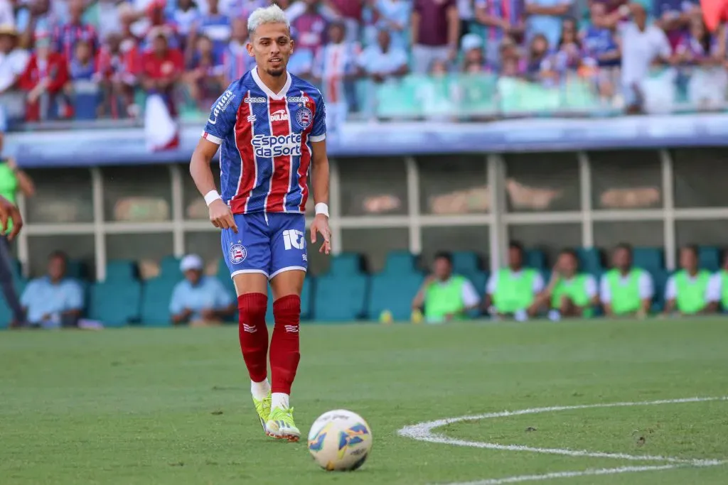 BA – SALVADOR – 16/03/2024 – CAMPEONATO BAIANO 2024 – BAHIA X JEQUIE – Biel jogador do Bahia durante partida contra o Jequie no estadio Arena Fonte Nova pelo campeonato Baiano 2024. Foto: Renan Oliveira/AGIF
