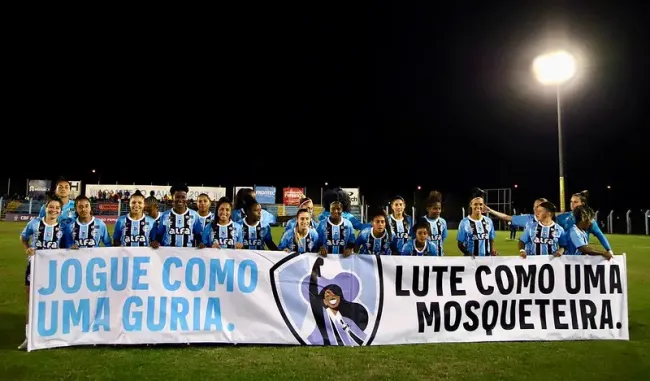 Jogadoras do Grêmio na temporada 2025 (Reprodução/Staff Images/CBF)