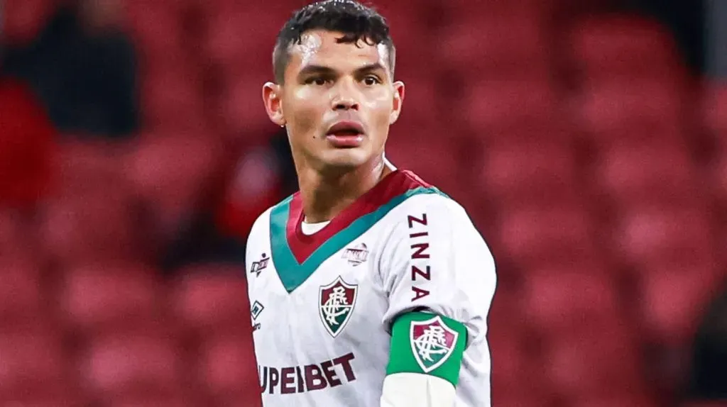 Thiago Silva, zagueiro do Flu. Foto: Maxi Franzoi/AGIF