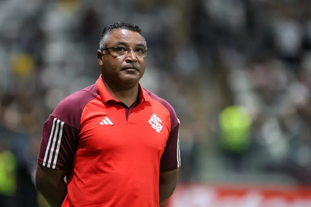 Roger Machado tecnico do Internacional durante partida contra o Atletico-MG no estadio Arena MRV pelo campeonato Brasileiro A 2024. Foto: Gilson Lobo/AGIF