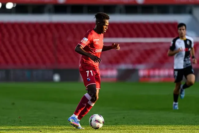 Felix Correia, atuando no Gil Vicente-POR em 2025 – (Photo by Miguel Lemos/Eurasia Sport Images/Getty Images)