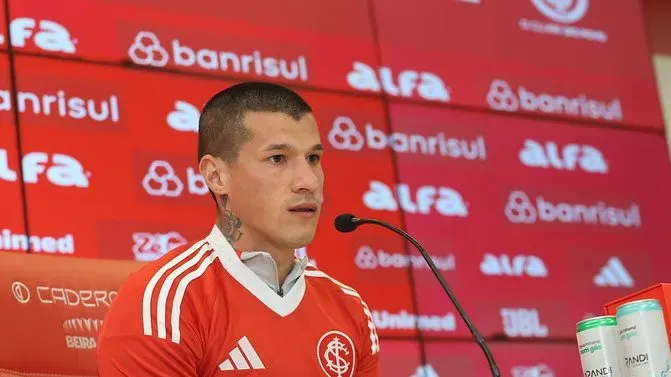 Apresentação de Alan BENITEZ. Foto Ricardo Duarte/Internacional