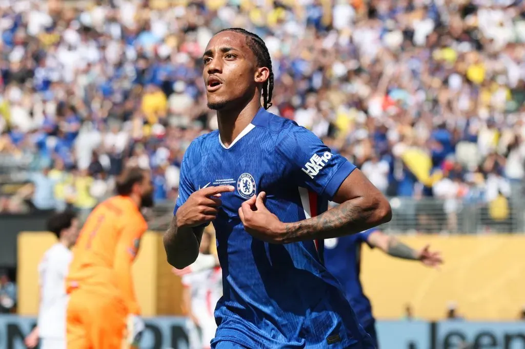 João Pedro, atacante do Chelsea. Photo by Alex Grimm/Getty Images