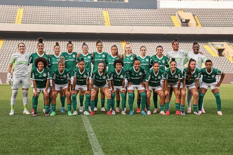 Elenco do Palmeiras na temporada (Reprodução/Rebeca Reis/Staff Images Woman/CBF)