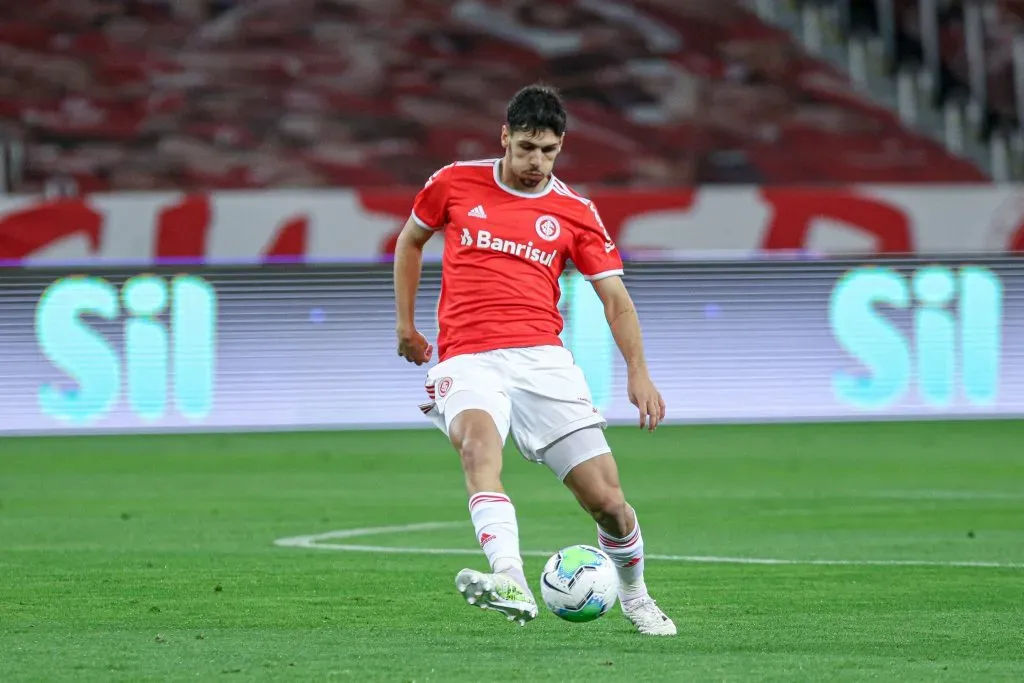 RS – Porto Alegre – 03/11/2020 – COPA DO BRASIL 2020, INTERNACIONAL X ATLETICO-GO – Jhonny jogador do Internacional durante partida contra o Atletico-GO no estadio Beira-Rio pelo campeonato Copa do Brasil 2020. Foto: Fernando Alves/AGIF