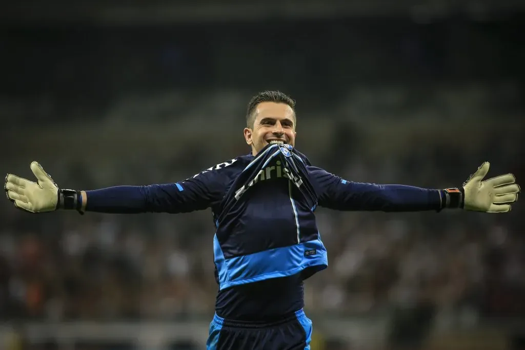 Marcelo Grohe tem aprovação da torcida do Grêmio. Foto: Thomas Santos/AGIF