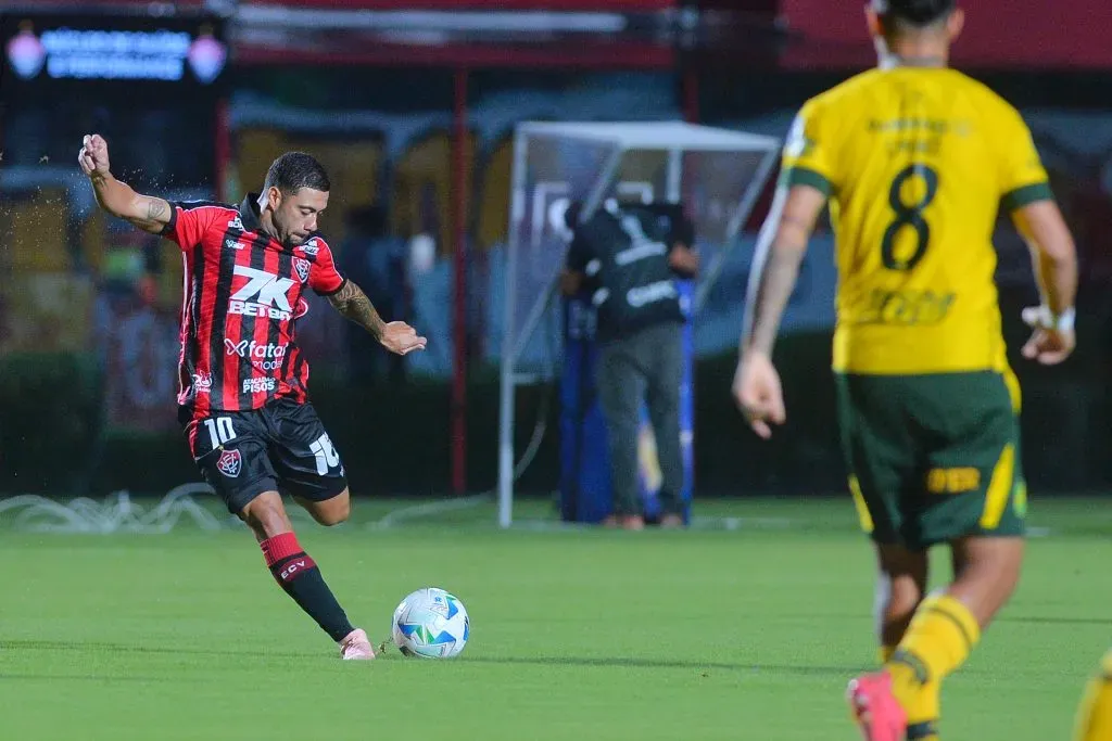 O Vitória foi eliminado na fase de grupos da Copa Sul-Americana. Foto: Walmir Cirne/AGIF