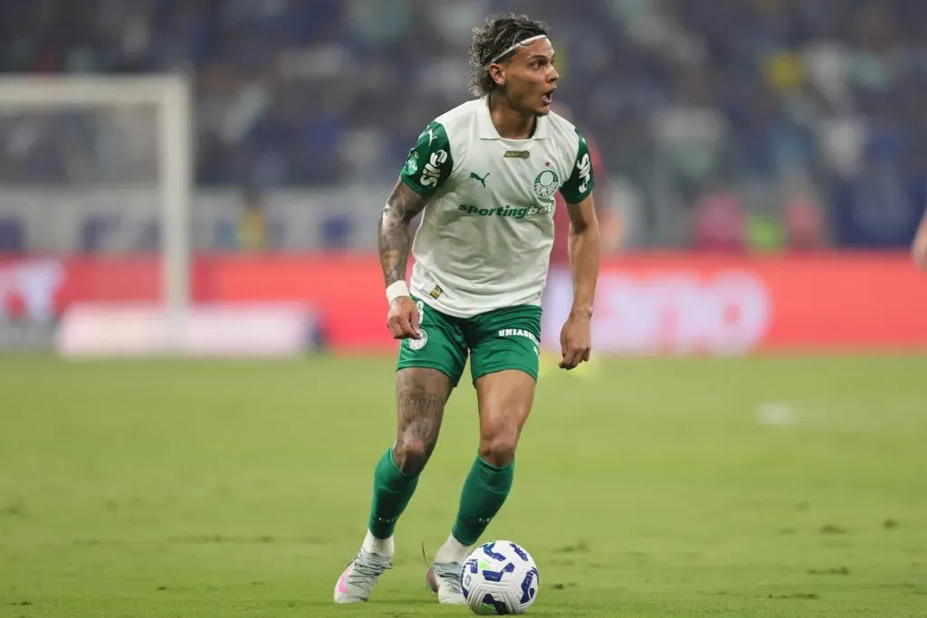 Richard Rios jogador do Palmeiras durante partida contra o Cruzeiro – Foto: Gilson Lobo/AGIF