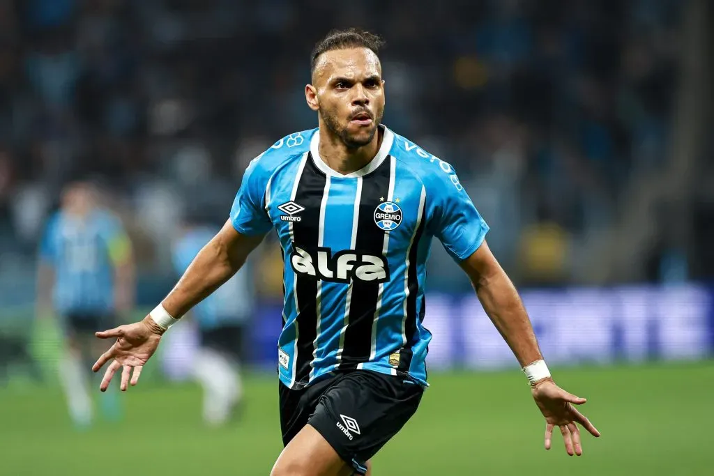 Contra o Vasco, Grêmio terá o retorno do artilheiro Braithwaite. Foto: Maxi Franzoi/AGIF