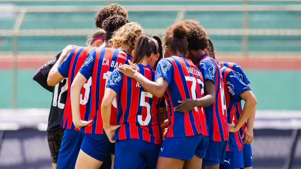 Jogadoras do Bahia reunidas (Reprodução/Letícia Martins/EC Bahia)