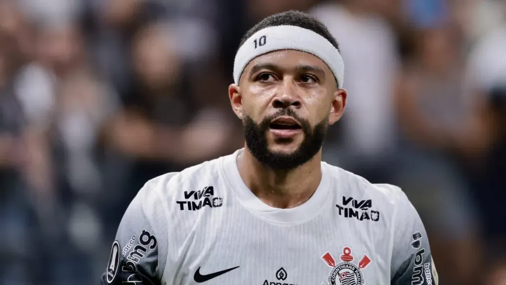 Memphis Depay, jogador do Corinthians. Foto: Marcello Zambrana/AGIF