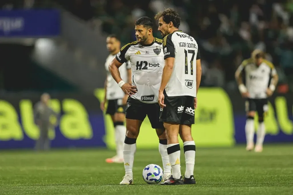 Hulk marca novamente de bola parada pelo Galo. Foto: Atlético-MG
