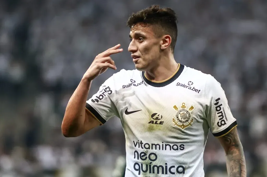 SP – Sao Paulo – 22/06/2022 – COPA DO BRASIL 2022, CORINTHIANS X SANTOS – Gustavo Mantuan jogador do Corinthians durante partida contra o Santos no estadio Arena Corinthians pelo campeonato Copa do Brasil 2022. Foto: Marcello Zambrana/AGIF