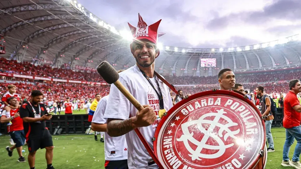 Kaique Rocha não teve oportunidades no Inter - Foto: Maxi Franzoi/AGIF.