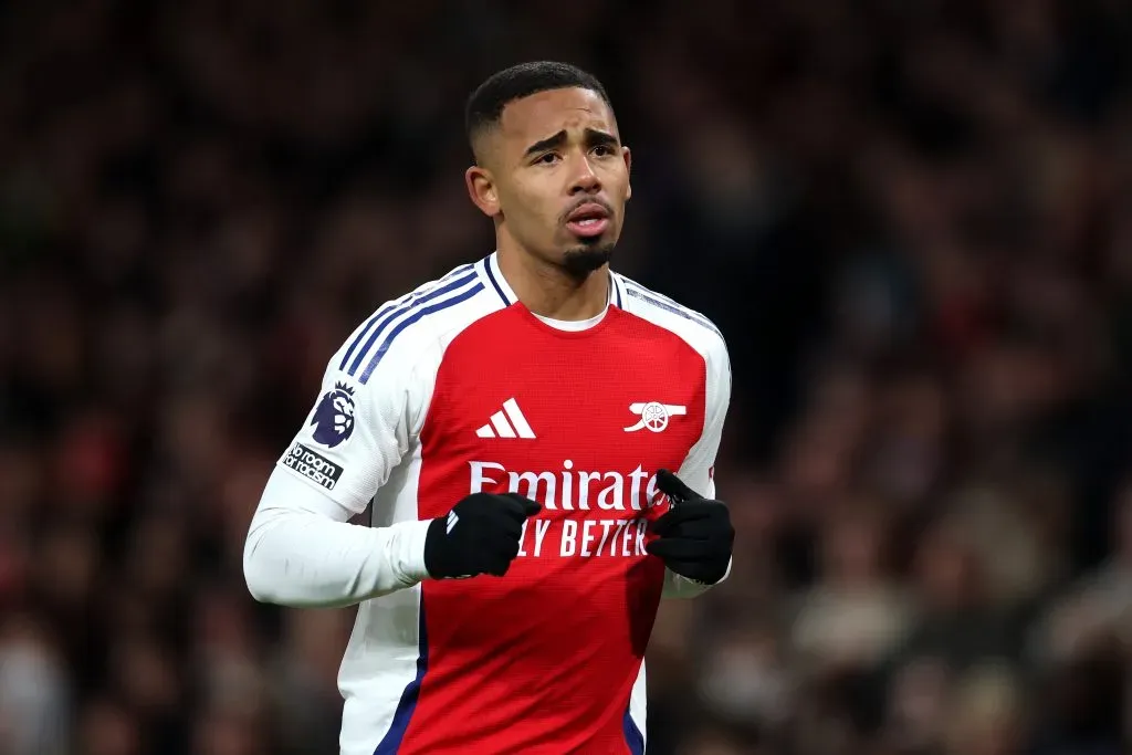 Flamengo tem interesse na contratação de Gabriel Jesus. Foto: Alex Pantling/Getty Images