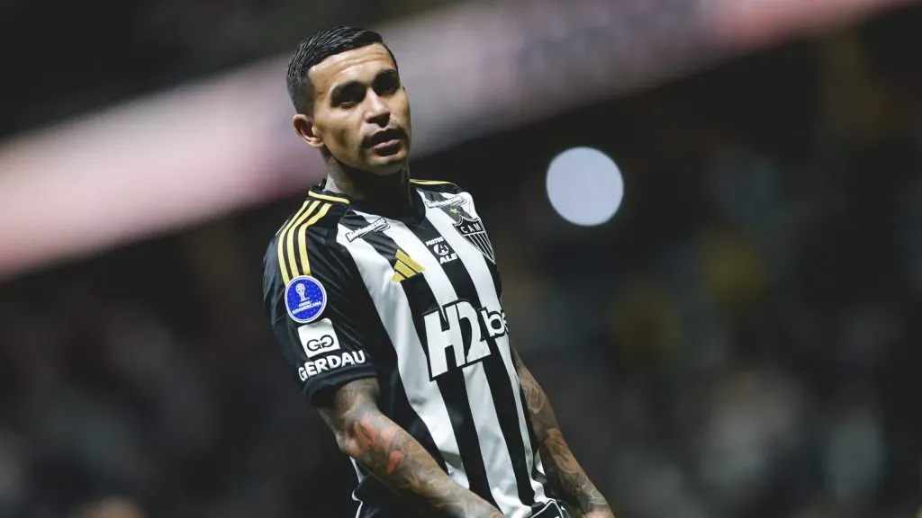 Dudu, durante partida do Atlético-MG. Foto: Pedro Souza/Atlético