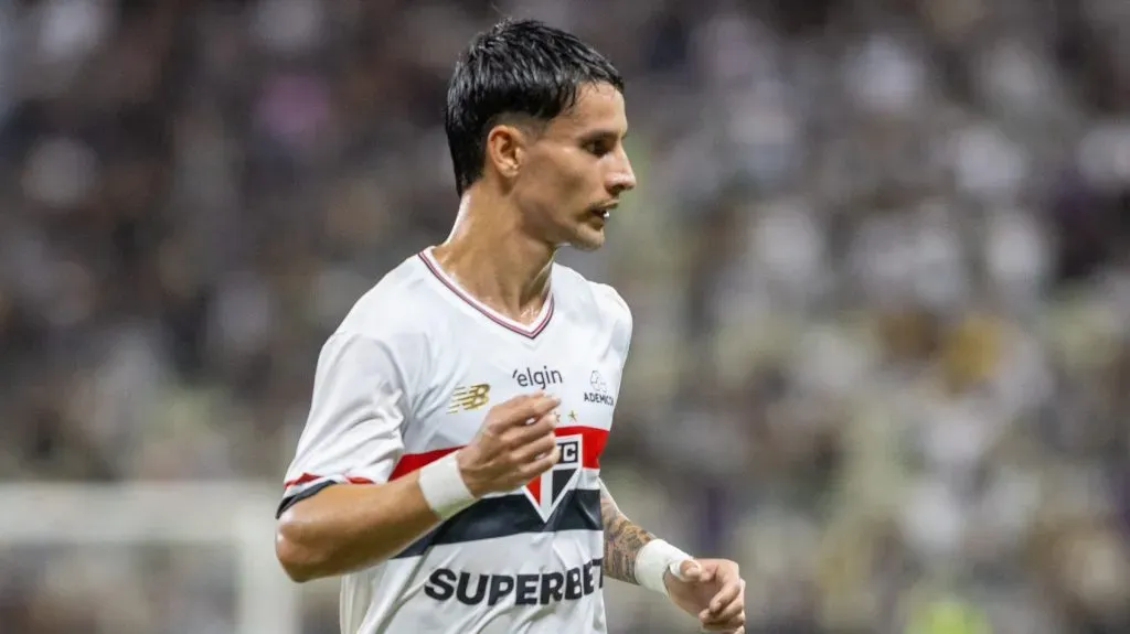 Ferreirinha, atacante do São Paulo. Foto: Baggio Rodrigues/AGIF