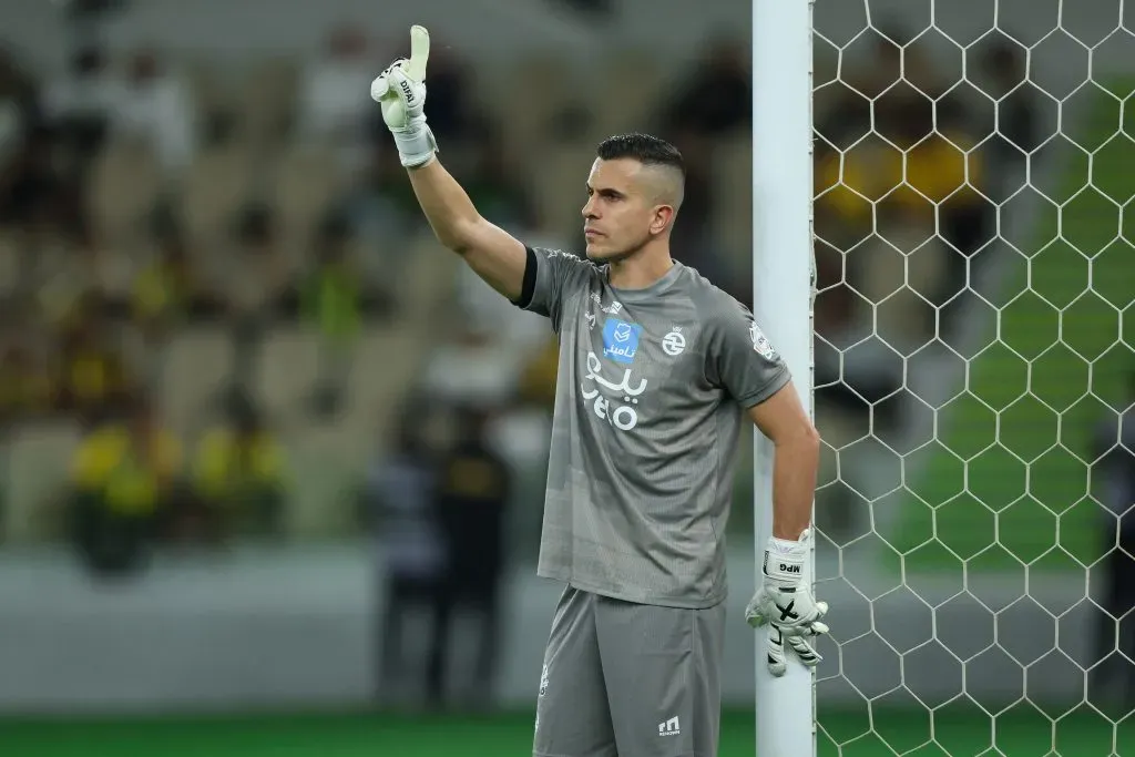 Marcelo Grohe disputou 33 partidas pelo Al-Kholood na temporada 2024/2025. (Foto: Yasser Bakhsh/Getty Images)
