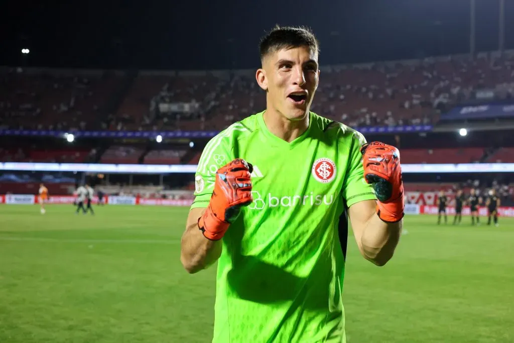 Rochet tem a missão de fechar o gol do Internacional contra o São Paulo. Foto: Ricardo Duarte / Internacional