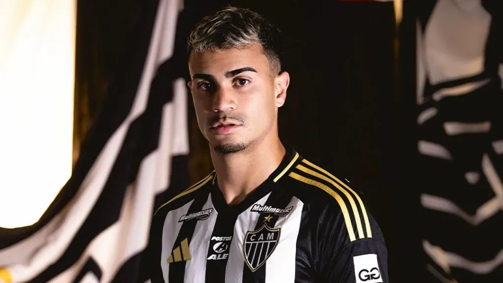 Reinier anunciado pelo Atlético-MG. Foto: Divulgação