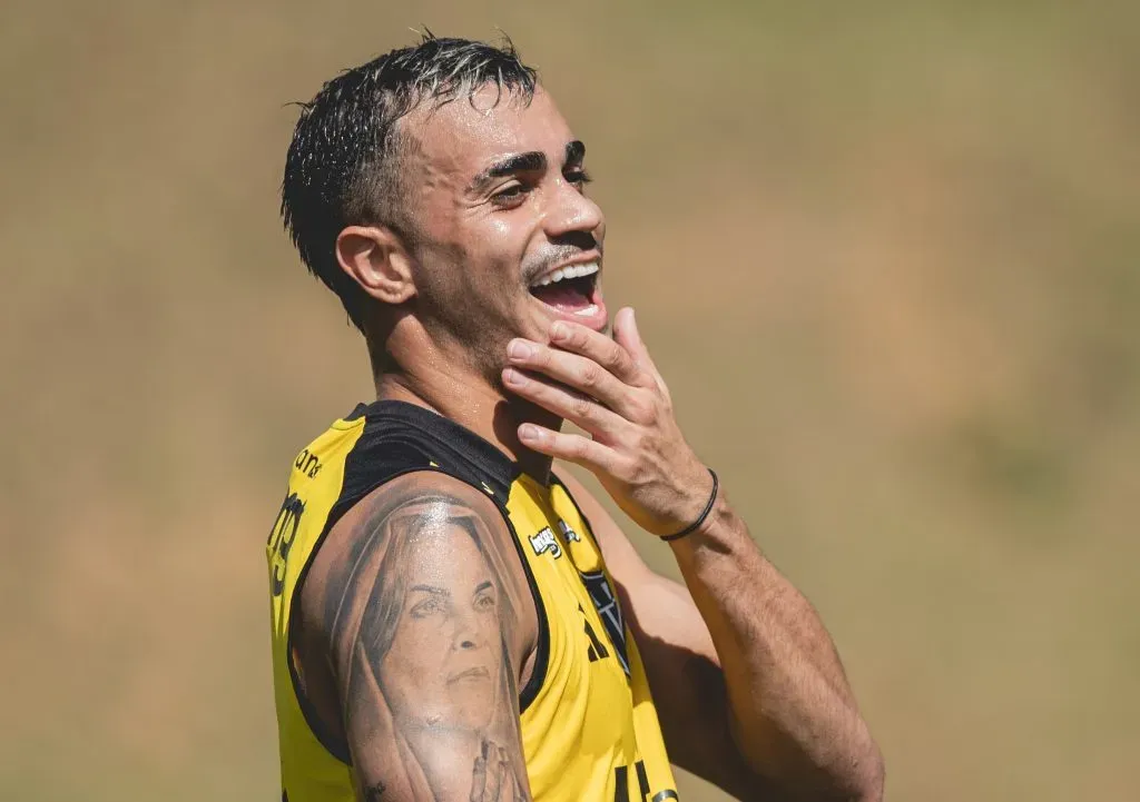 Reinier não viajou para o Rio de Janeiro com o elenco atleticano. Foto: Pedro Souza/Atlético