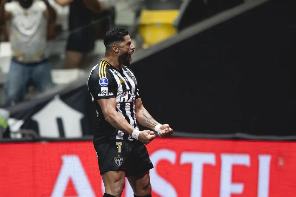 Hulk se tornou o maior artilheiro da Arena MRV. Foto: Pedro Souza / Atlético