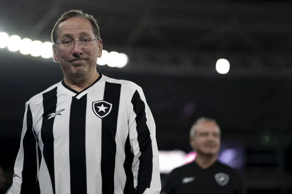John Textor dono da SAF do Botafogo antes da partida contra o Vitoria no estadio Engenhao pelo campeonato Brasileiro A 2024. Foto: Jorge Rodrigues/AGIF