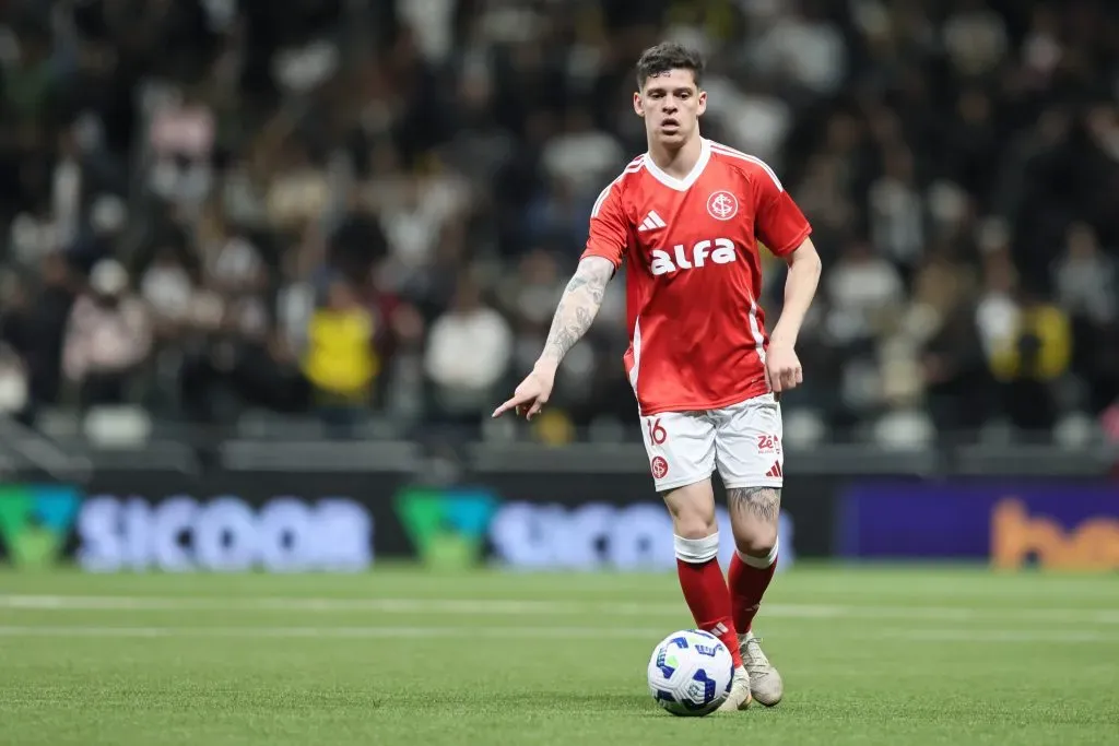 Ronaldo jogador do Internacional contra o Atlético-MG na Arena MRV pelo campeonato Brasileiro A 2025. Foto: Gilson Lobo/AGIF