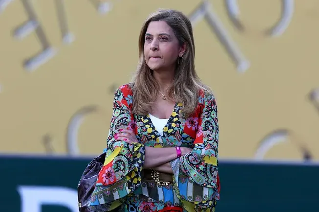 Leila Pereira, presidente do Palmeiras. (Photo by Chris Brunskill/Fantasista/Getty Images)