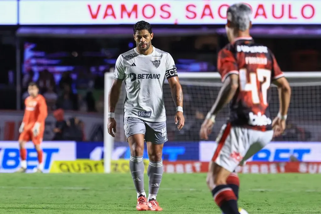 SP – SAO PAULO – 23/11/2024 – BRASILEIRO A 2024, SAO PAULO X ATLETICO-MG – Hulk jogador do Atletico-MG durante partida contra o Sao Paulo no estadio Morumbi pelo campeonato Brasileiro A 2024. Foto: Marcello Zambrana/AGIF