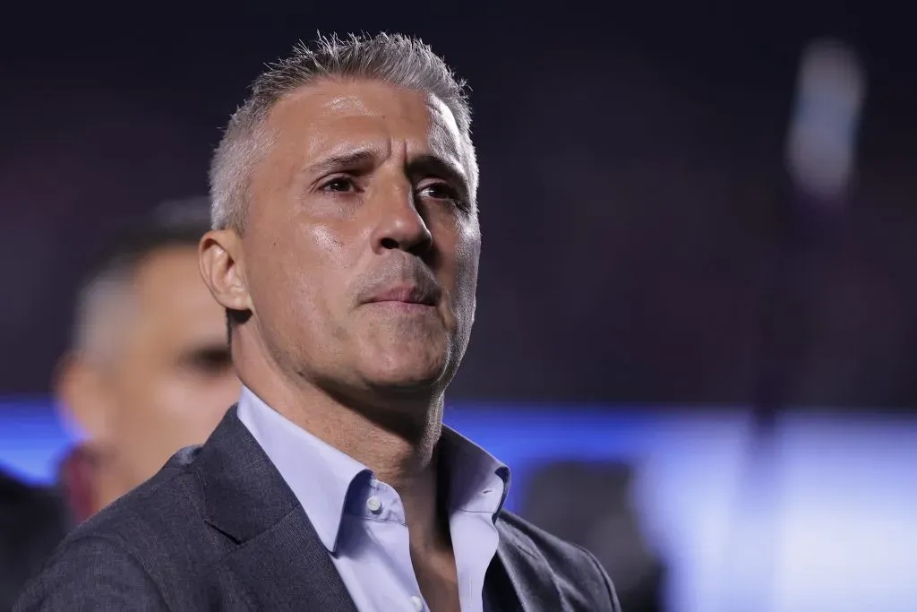 Crespo, treinador do São Paulo. Foto: Ettore Chiereguini/AGIF