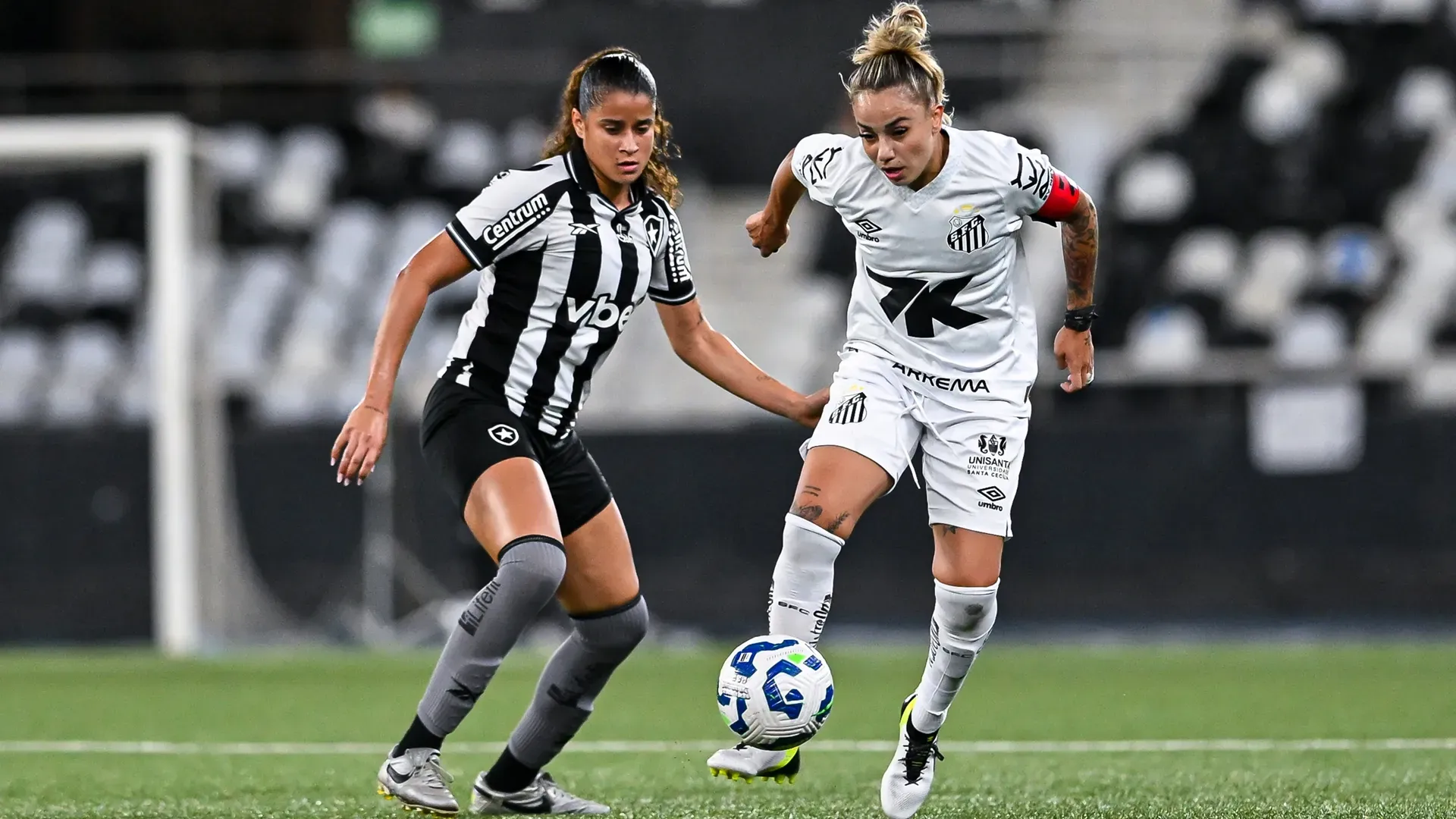 Botafogo perde para o Santos em casa na final do Brasileirão Feminino A2 (Reprodução/Nayra Halm/Staff Images Woman/CBF)