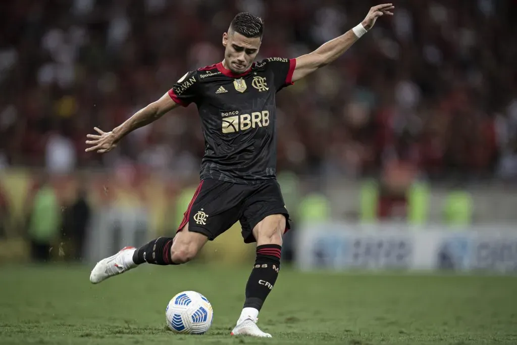 RJ – Rio de Janeiro – 05/11/2021 – BRASILEIRO A 2021, FLAMENGO X ATLETICO-GO – Andreas Pereira jogador do Flamengo durante partida contra o Atletico-GO no estadio Maracana pelo campeonato Brasileiro A 2021. Foto: Jorge Rodrigues/AGIF