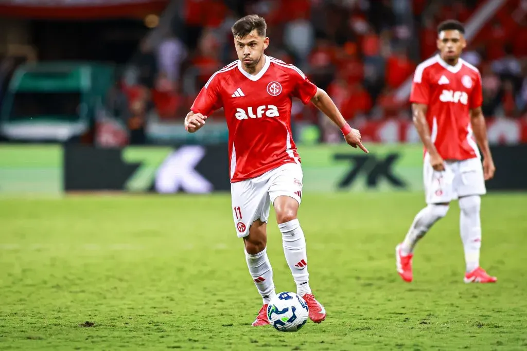 Oscar Romero jogador do Internacional durante partida contra o Maracana – Foto: Maxi Franzoi/AGIF