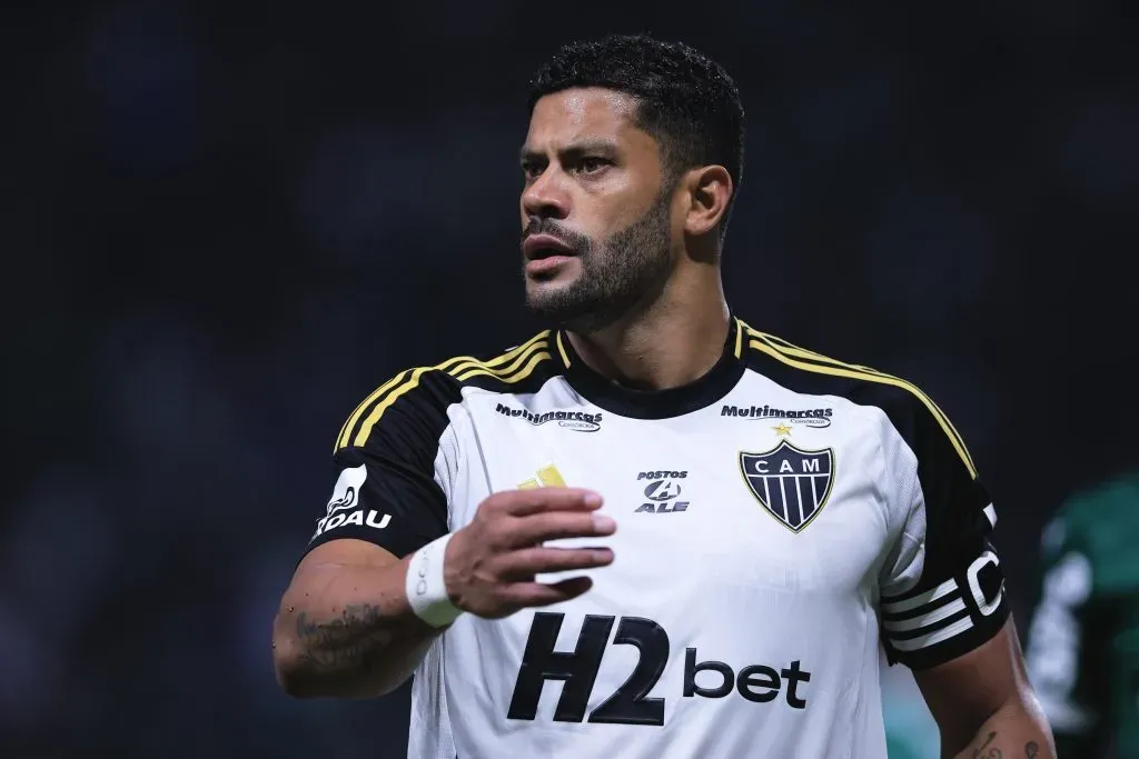 SP – SAO PAULO – 20/07/2025 – BRASILEIRO A 2025, PALMEIRAS X ATLETICO-MG – Hulk jogador do Atletico-MG durante partida contra o Palmeiras no estadio Arena Allianz Parque pelo campeonato Brasileiro A 2025. Foto: Ettore Chiereguini/AGIF