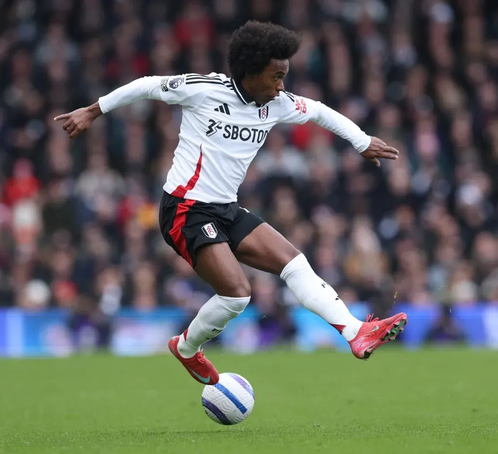 Willian em ação pelo Fulham. (Foto: Richard Pelham/Getty Images)