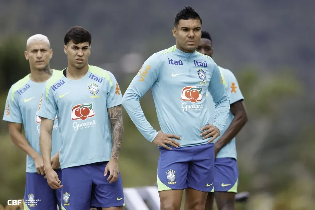 Jogadores em atividade da Seleção Brasileira. Foto: Rafael Ribeiro / CBF