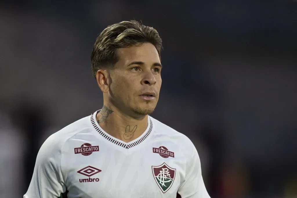 Soteldo jogador do Fluminense durante partida contra o Bragantino no estadio Cicero De Souza Marques pelo campeonato Brasileiro A 2025. Foto: Anderson Romao/AGIF