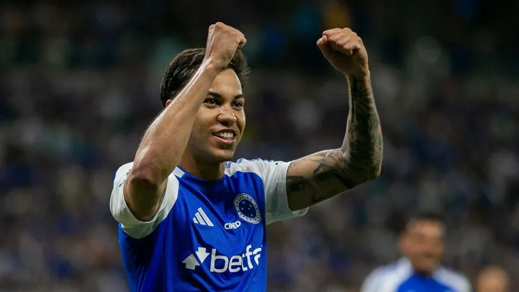 Kaio Jorge em campo pelo Cruzeiro. Foto: Fernando Moreno/AGIF