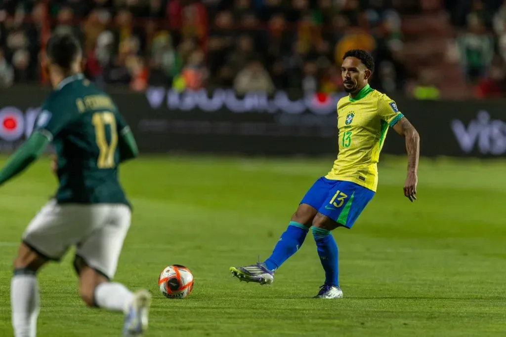Vitinho jogador do Brasil durante partida contra o Bolivia no estadio El Alto pelo campeonato Eliminatorias Copa Do Mundo 2026. Foto: Paulo De Tarso/AGIF