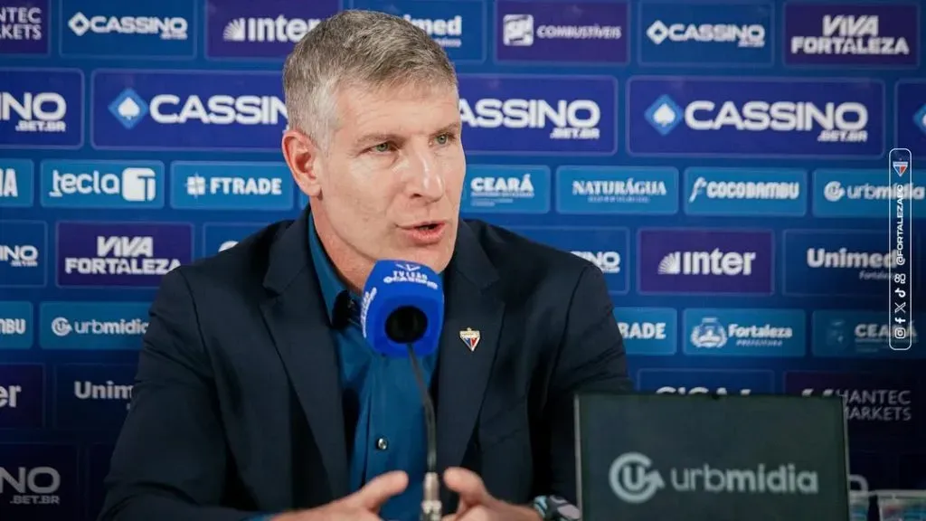 Martín Palermo foi apresentado ao Fortaleza. Reprodução/Instagram oficial de Fortaleza EC