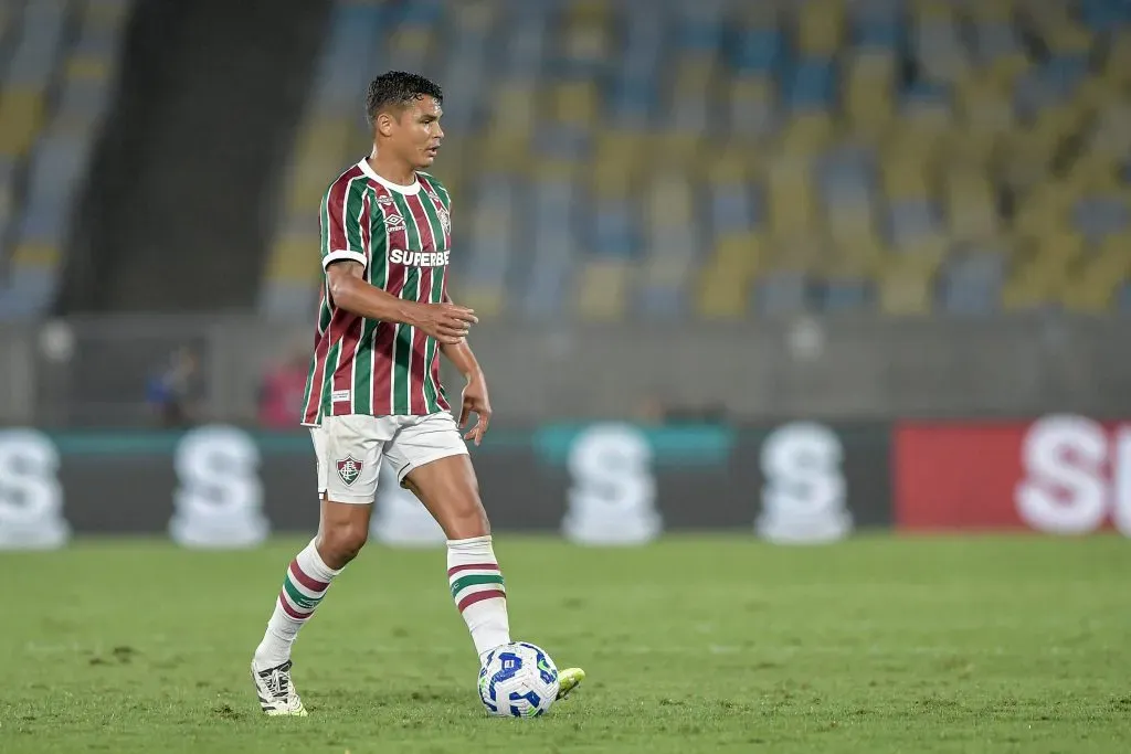Thiago Silva jogador do Fluminense durante partida contra o Bahia – Foto: Thiago Ribeiro/AGIF