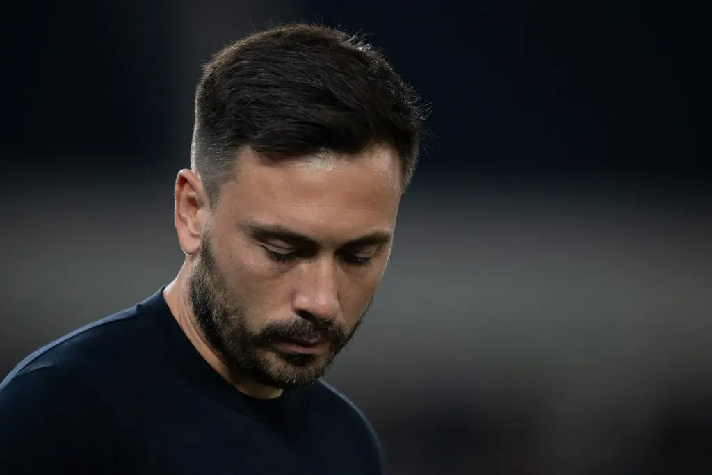 Davide Ancelotti, técnico do Botafogo. Foto: Jorge Rodrigues/AGIF
