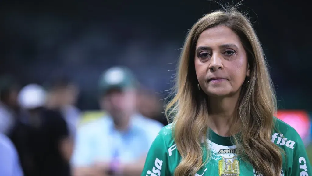 Leila Pereira, presidente do Palmeiras. Foto: Ettore Chiereguini/AGIF