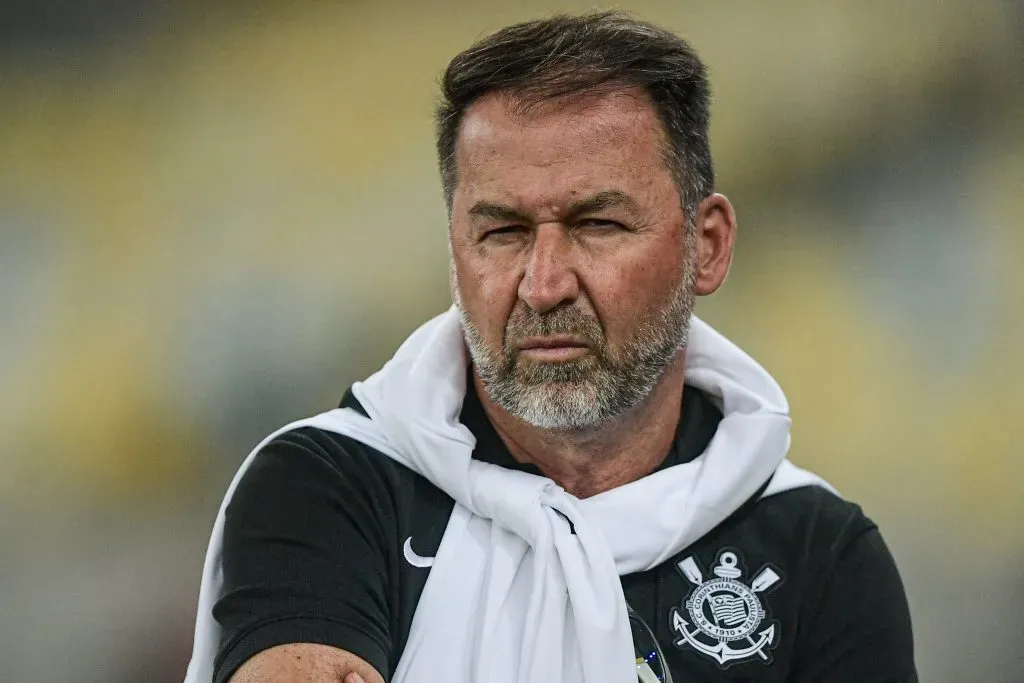 RJ – RIO DE JANEIRO – 02/10/2024 – COPA DO BRASIL 2024, FLAMENGO X CORINTHIANS – Augusto Melo presidente do Corinthians durante partida contra o Flamengo no estadio Maracana pelo campeonato Copa Do Brasil 2024. Foto: Thiago Ribeiro/AGIF