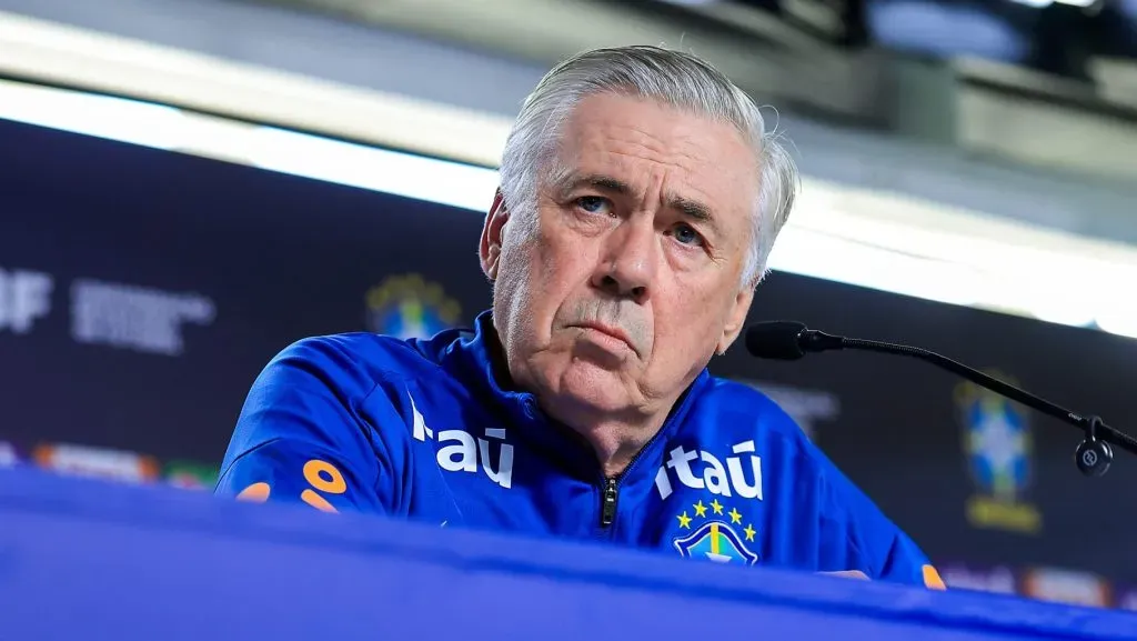Carlo Ancelotti, técnico da Seleção Brasileira. (Photo by Buda Mendes/Getty Images)