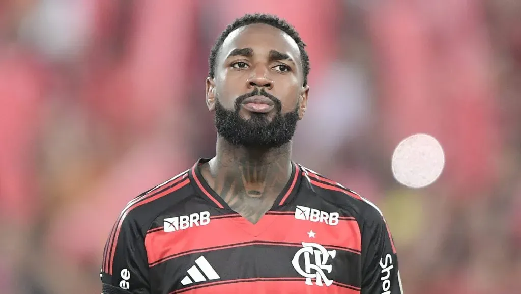 Gerson pelo Flamengo. Foto: Thiago Ribeiro/AGIF